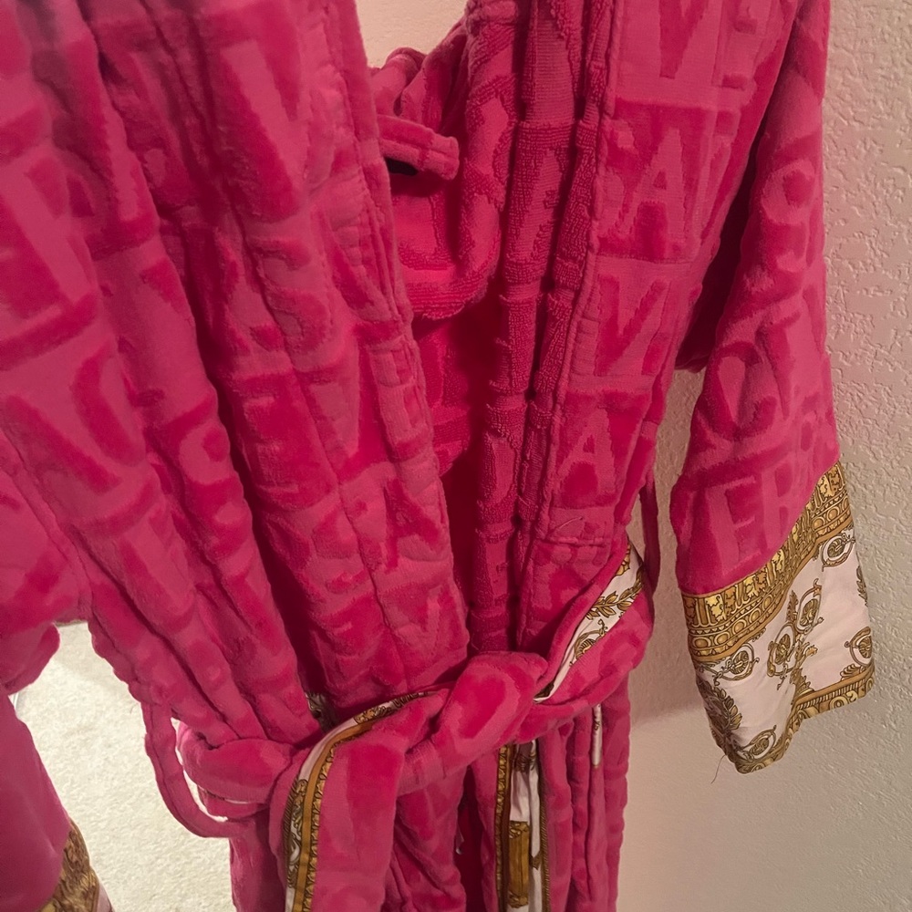 Pink Versace robe